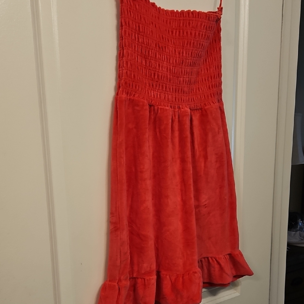 Juicy Couture Coral Smocked Dress